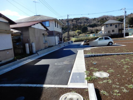 ���n�y�n�ʐ^ �O�ʓ��H���y�n���n